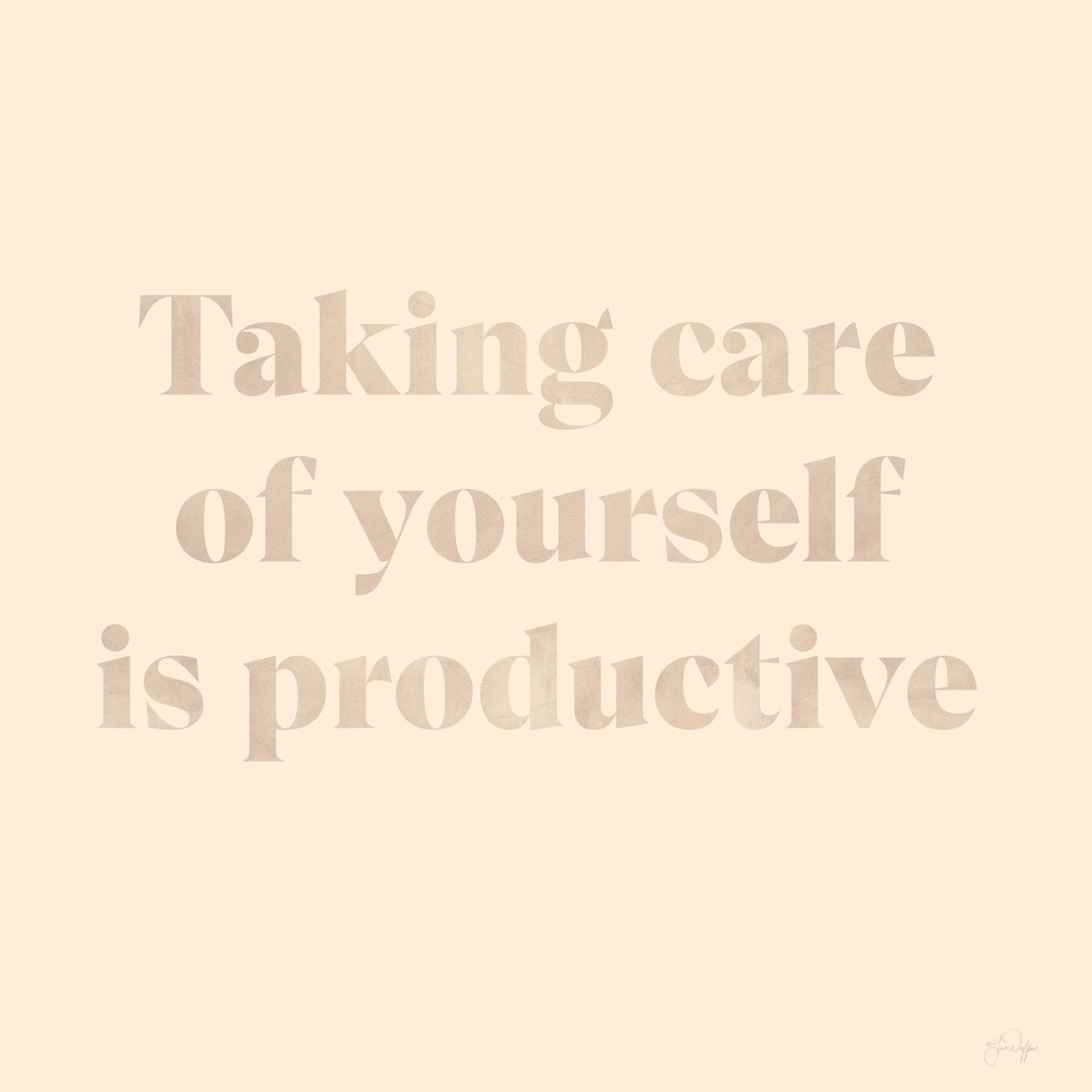 Taking Care of Yourself