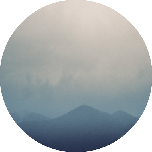 Dust Blue Landscape Canvas Print