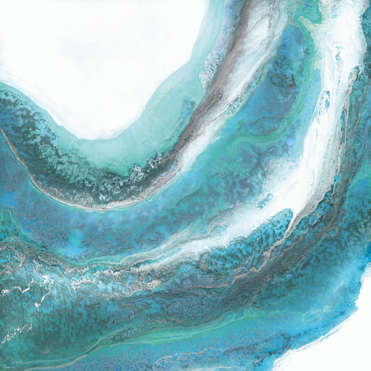 Marble Blue Canvas Print