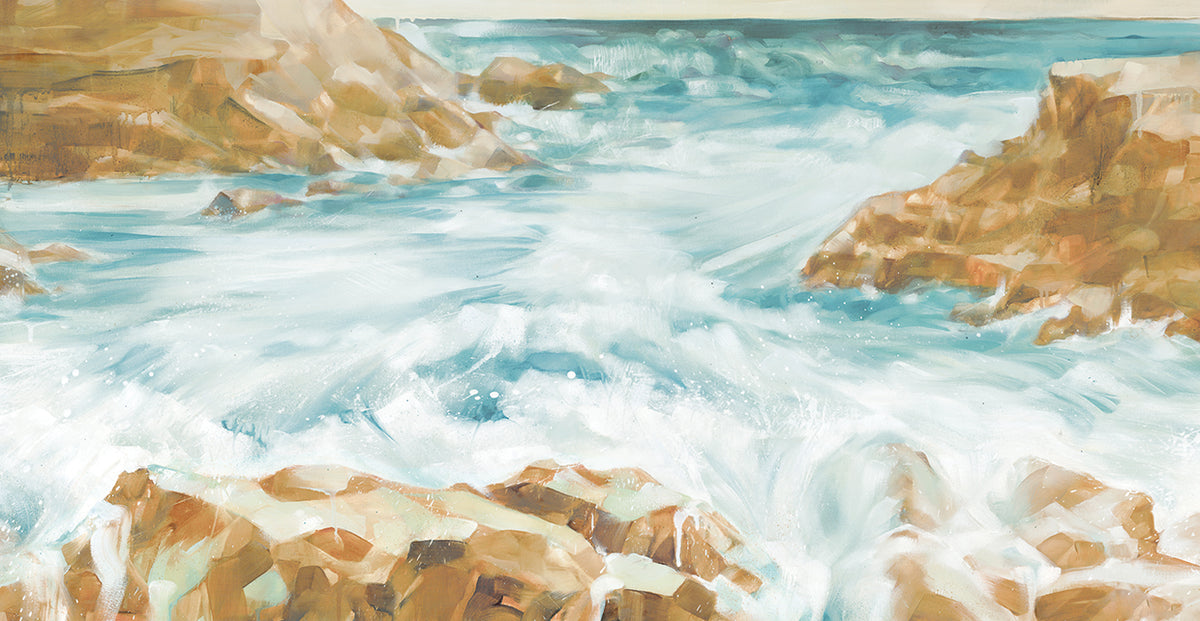 Waves on Rocks