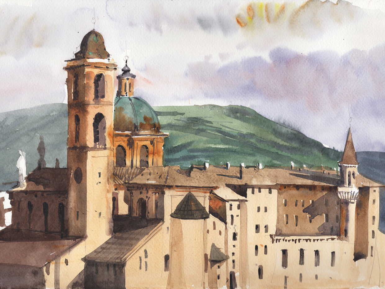 Mountain Landscape In Italy