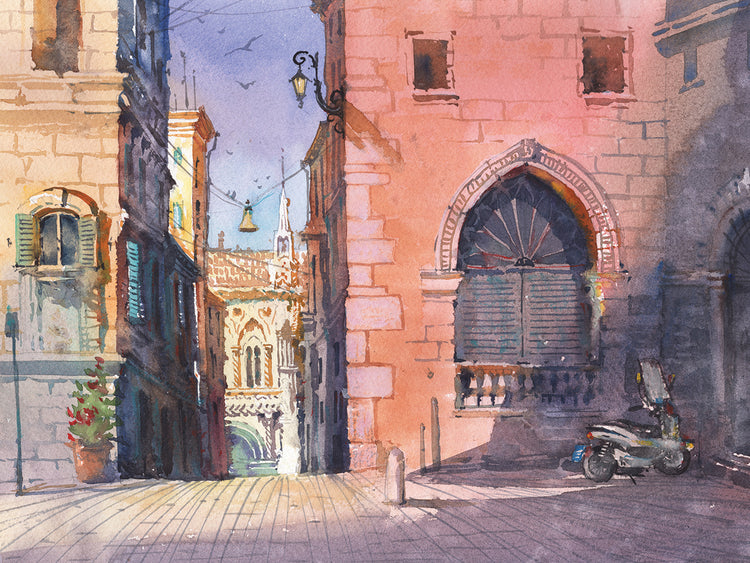 European Cityscape. Square In Italy