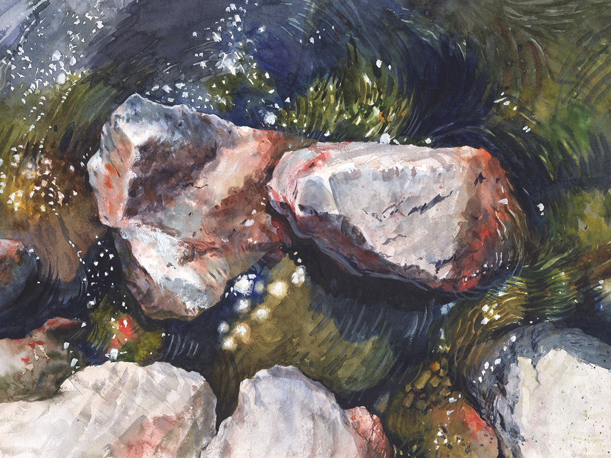 Nature Stones In Water