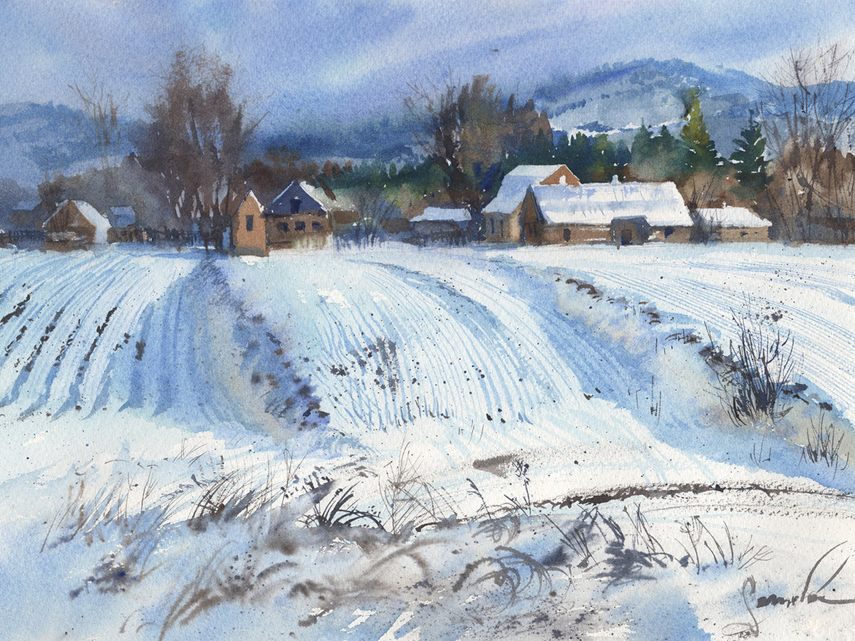 Winter Landscape Snow Scene