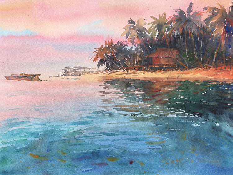 Paraíso tropical Lienzo