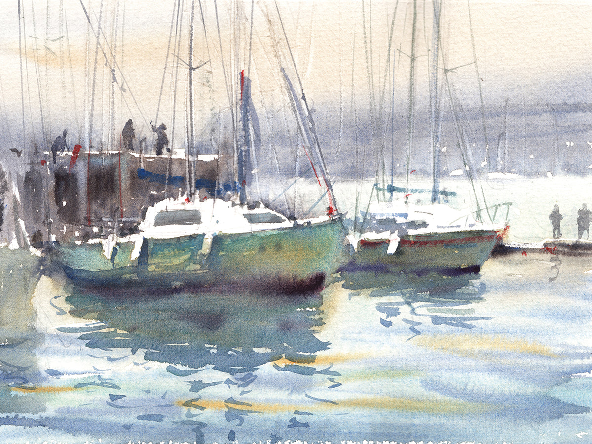 Sailboats on water