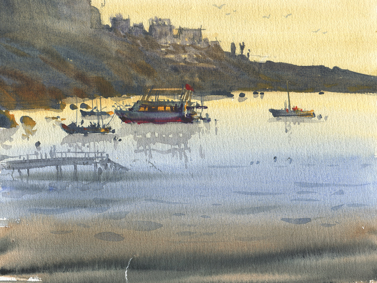 Fishing By the Sea