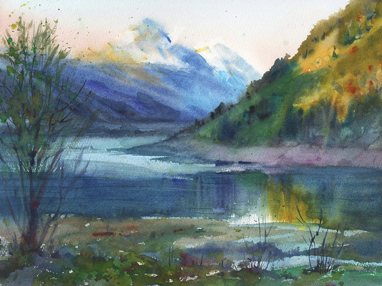 Paisaje de montaña Lienzo