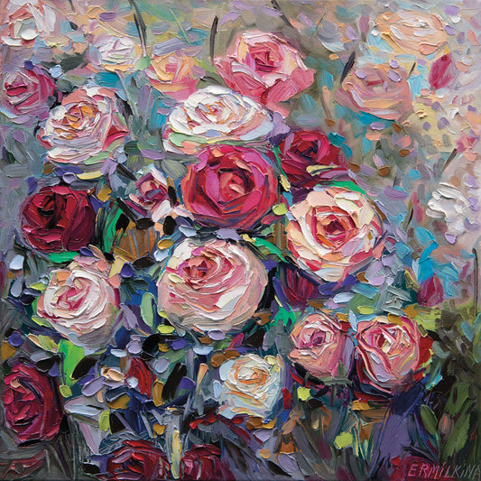 Roses Bloom Canvas Print
