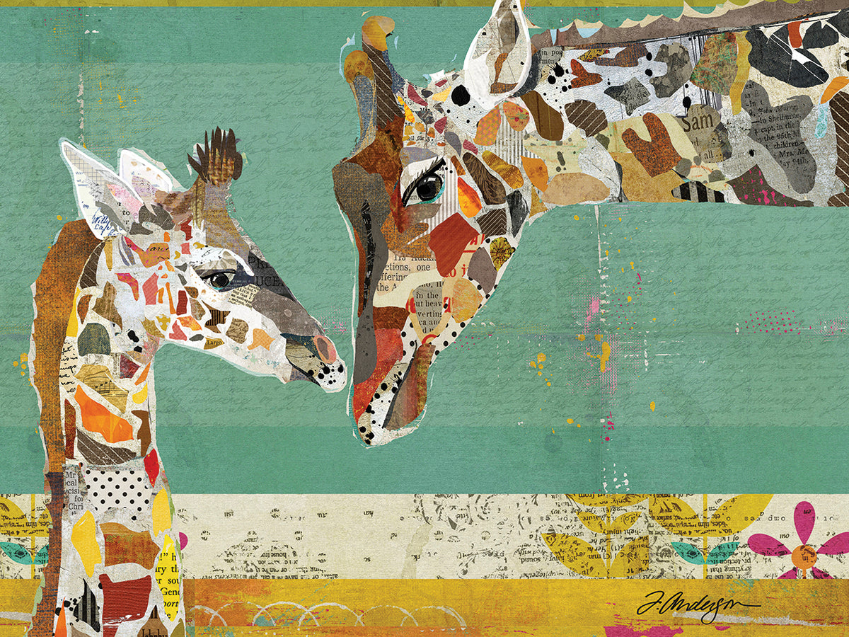 Giraffe and Calf