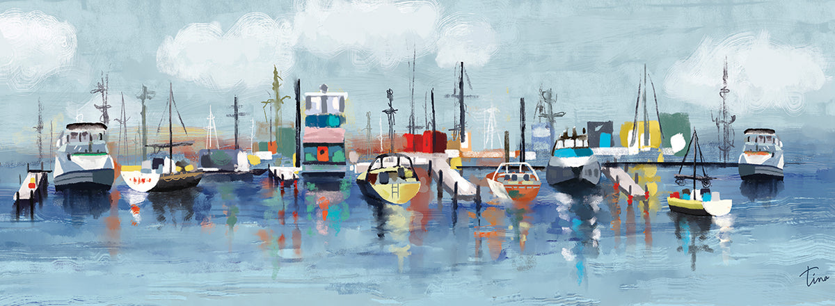 Marina In The Fog