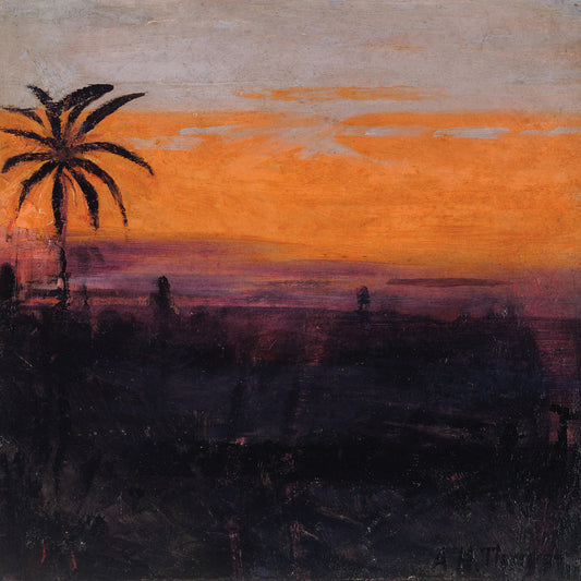 The Sky Simulated By Red Flamingoes, Study For Book Concealing Coloration In The Animal Kingdom (ca. 1905-1909)