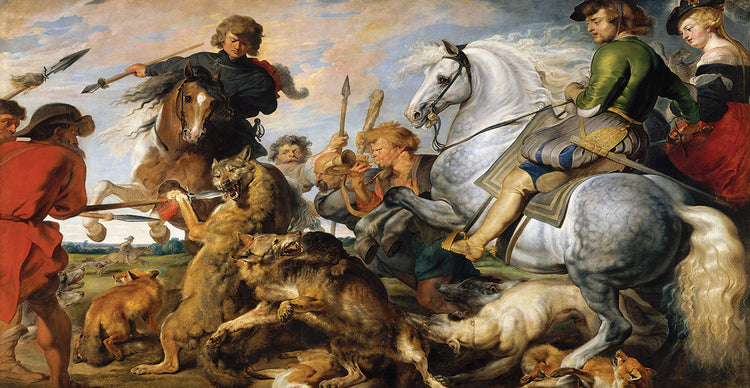 Wolf and Fox Hunt (ca. 1616)