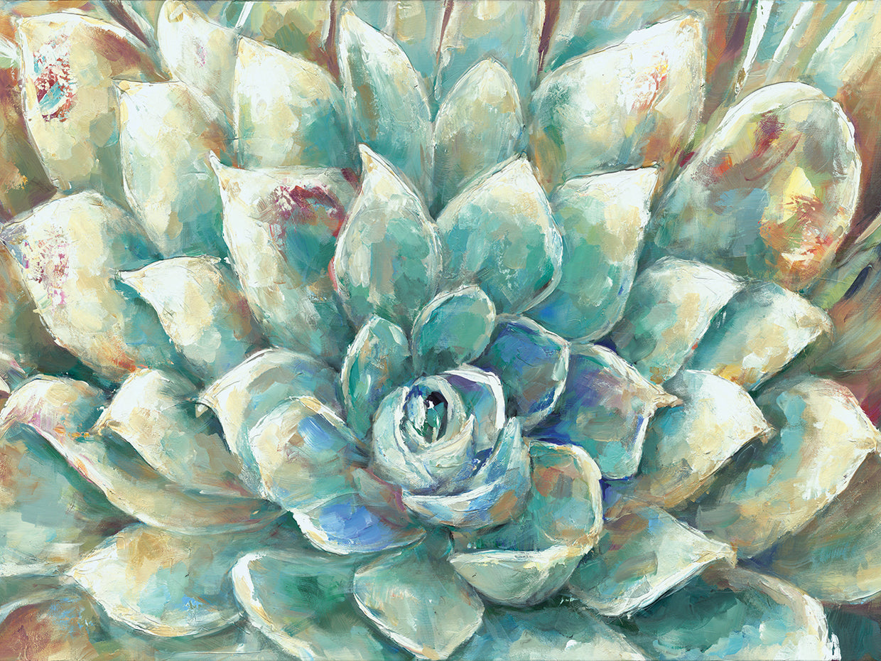 Arte de la lona de la flor del cactus