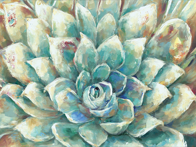 Arte de la lona de la flor del cactus