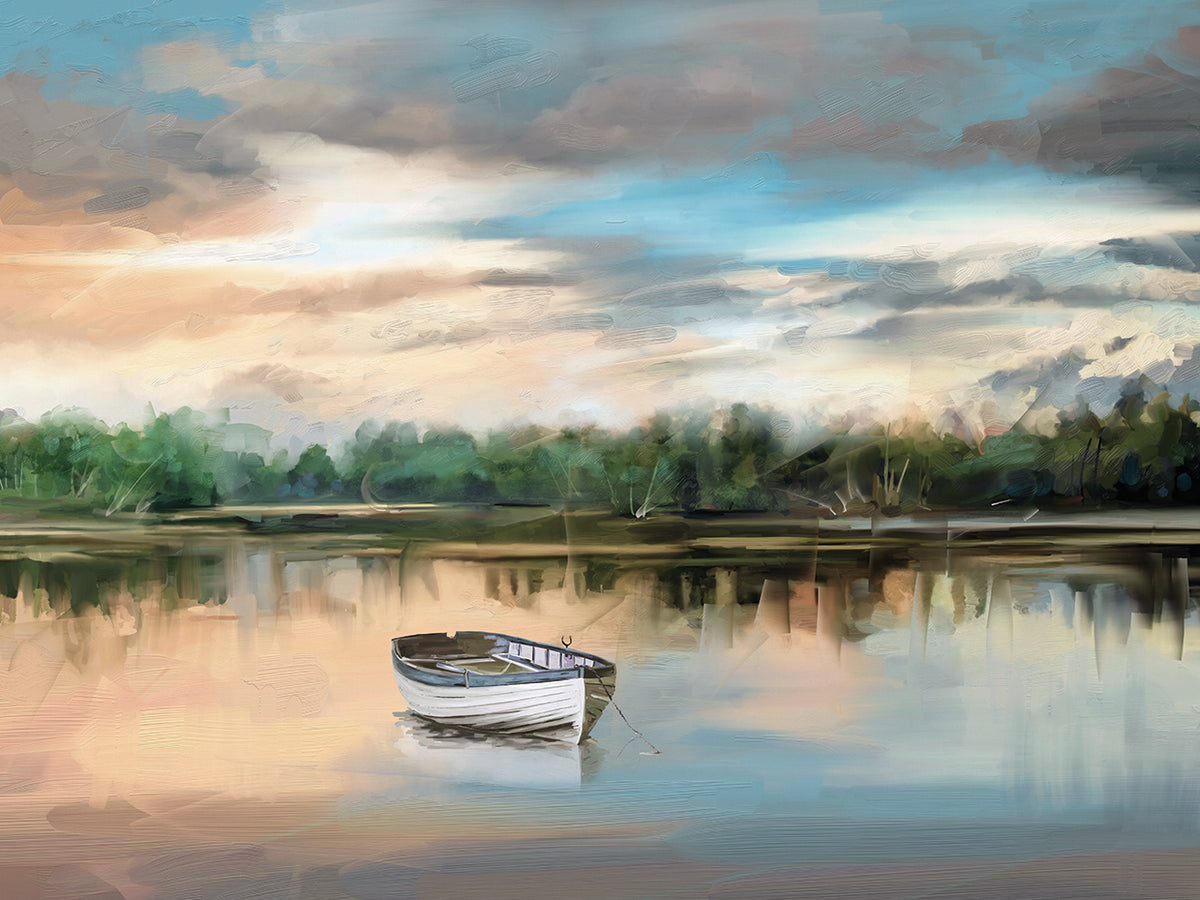 Lakeside Rowboat