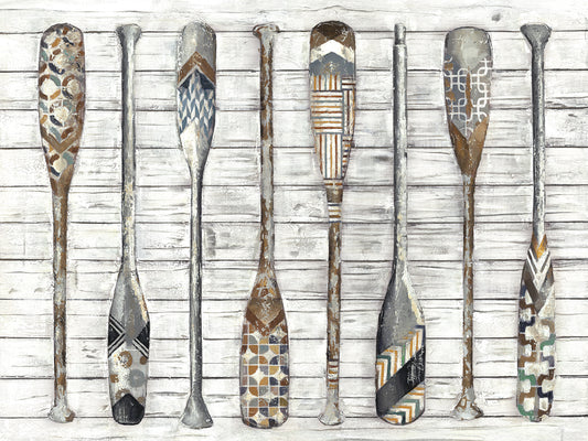 Oars & Paddles Canvas Art