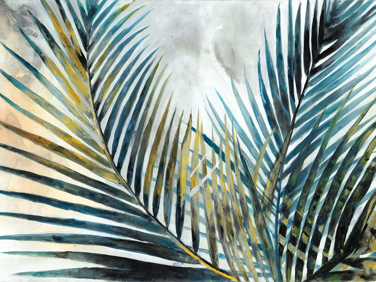 Arte de la lona de los colores de la palma II