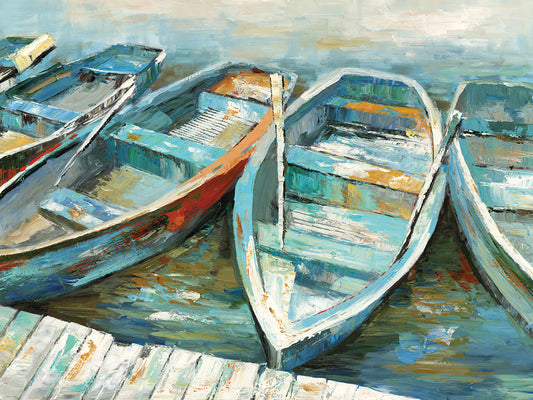 Rowing II Canvas Art