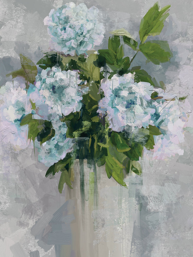 Modern Floral I Blue