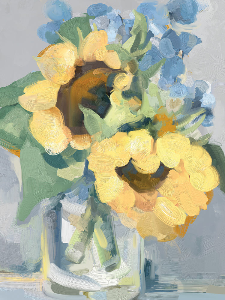 Petite Fleurs Sunflowers I