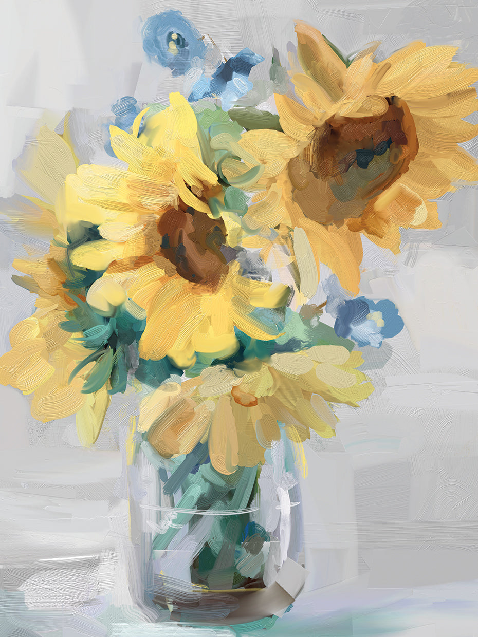 Petite Fleurs Sunflowers II