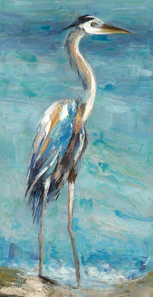 Seaside Heron I REV Canvas Art