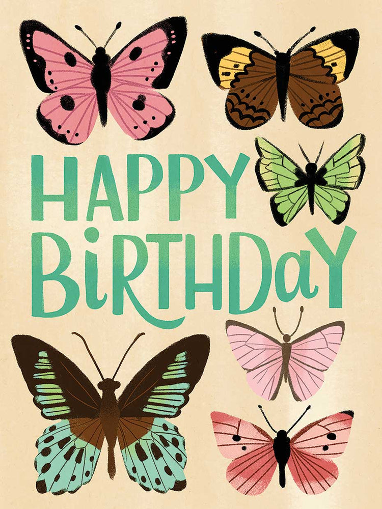 Cumpleaños de mariposa Lienzo