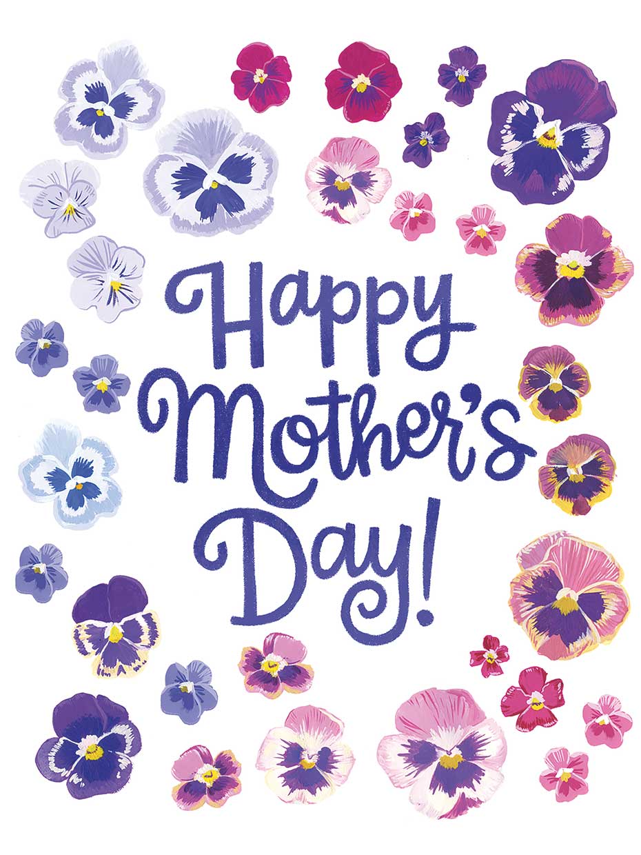 Mothers Day Pansies