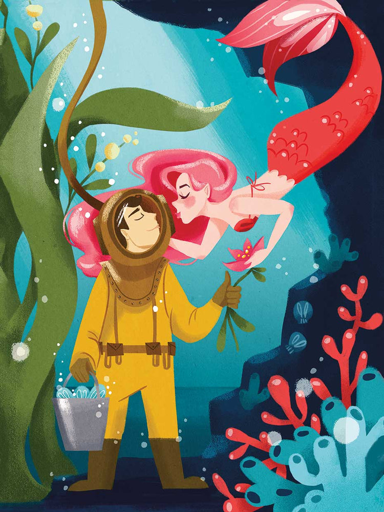 Mermaids and Sea Diver