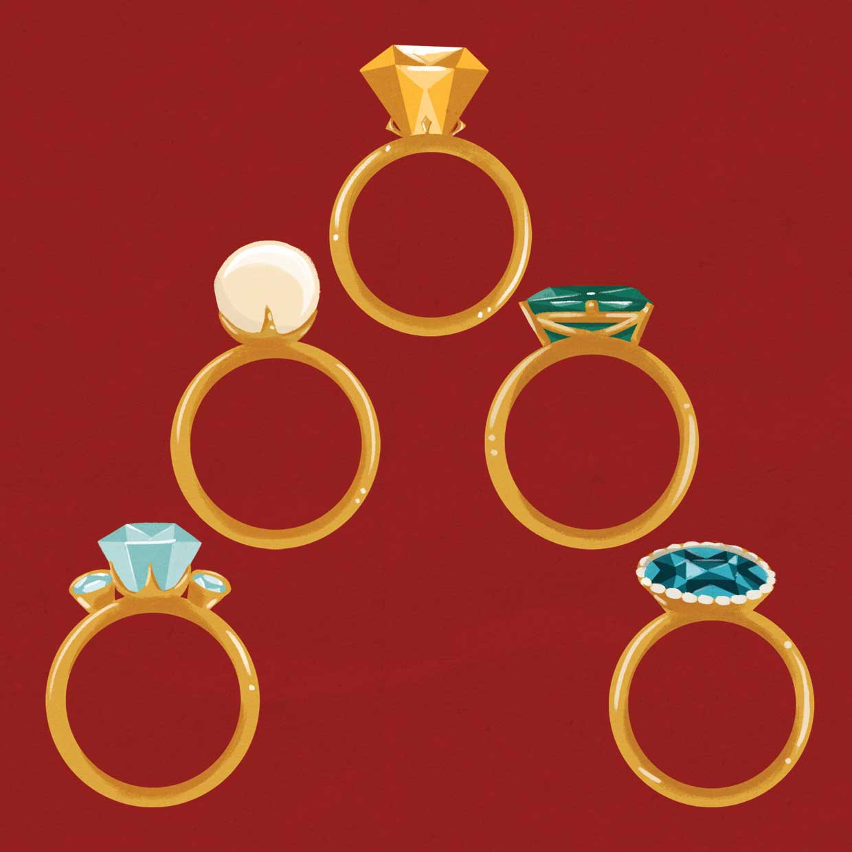 12 Days of Christmas 5 Golden Rings