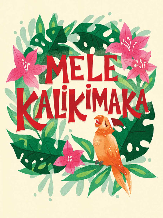 Mele Kalikimaka Canvas Print