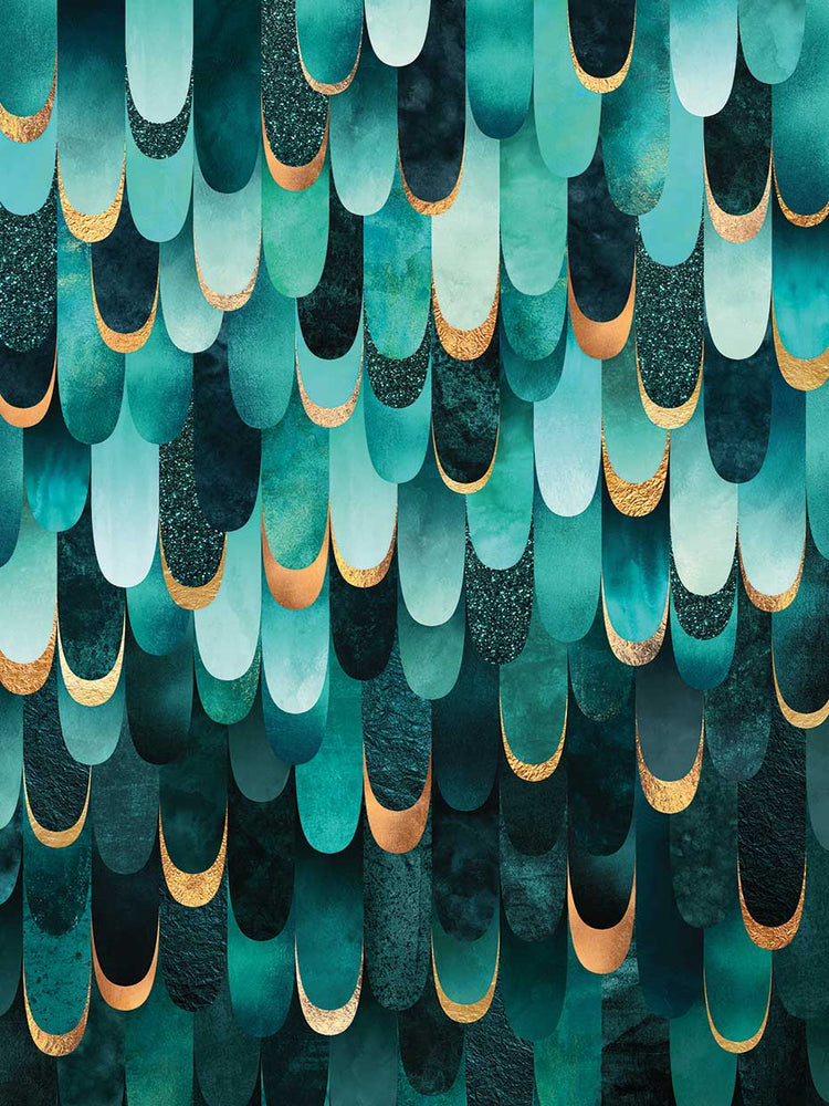 Feathered - Turquoise