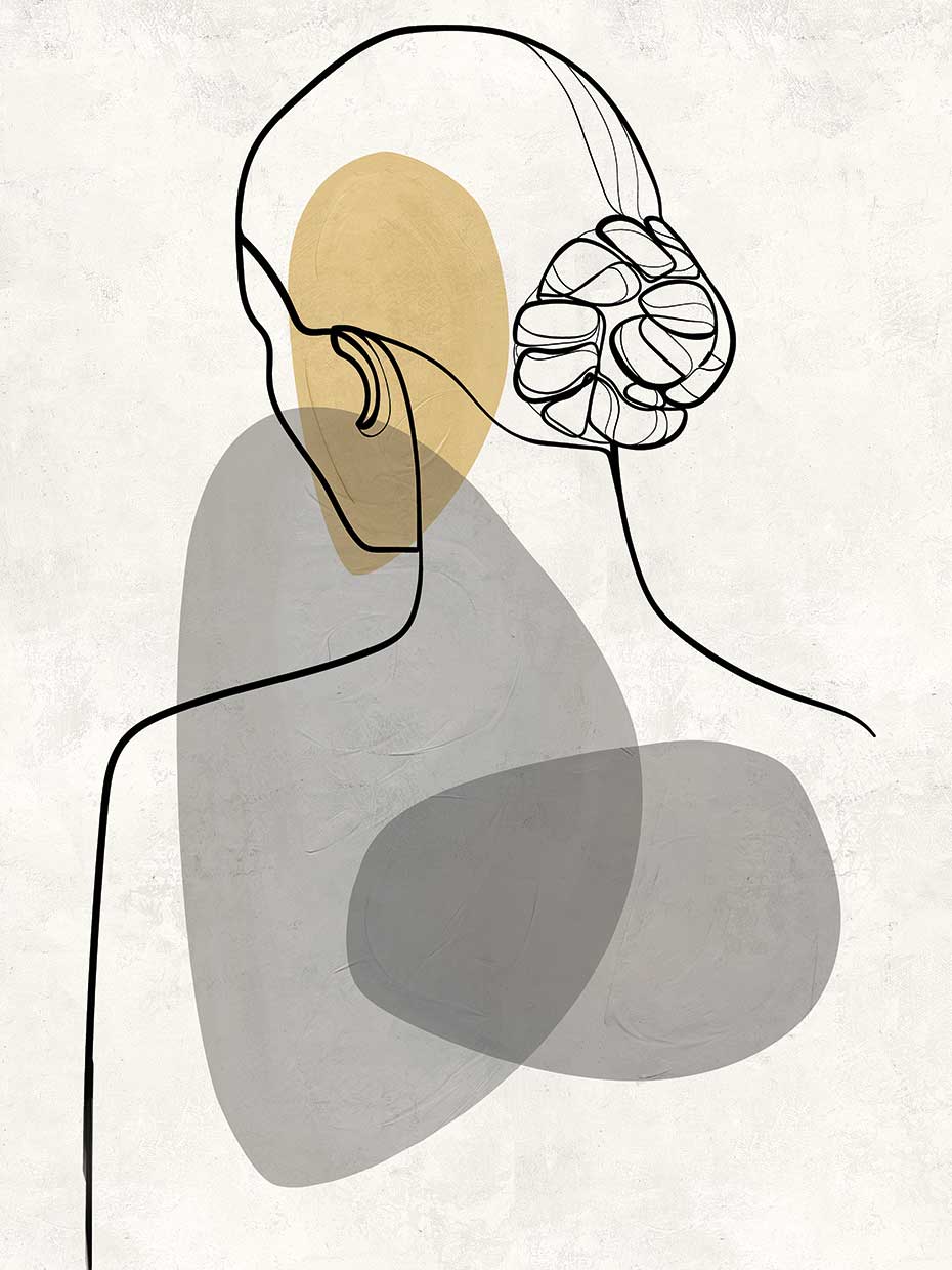 Mid Century Portrait I