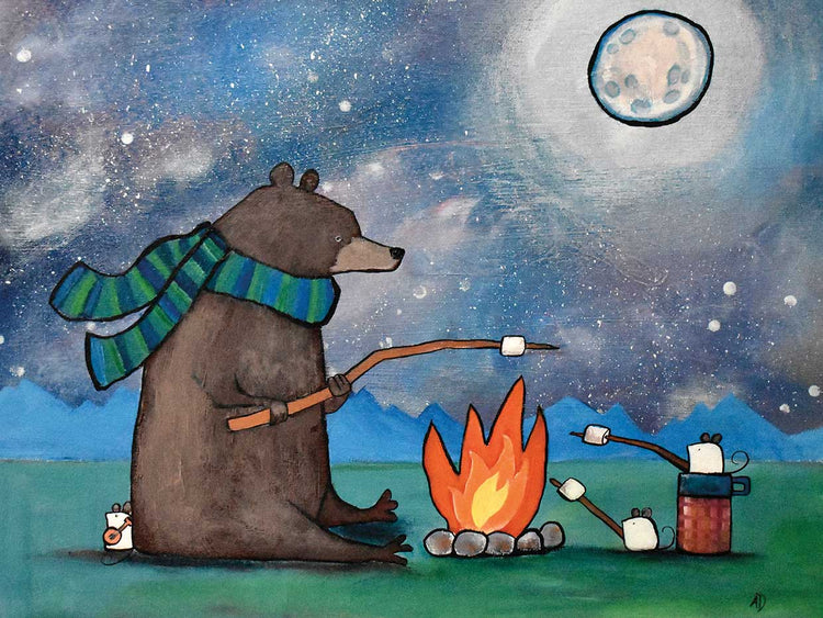 Camping Bear Mouse