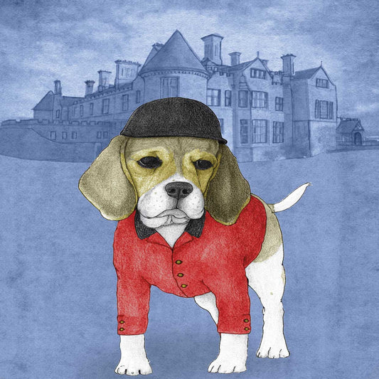 Beagle with Beaulieu Palace