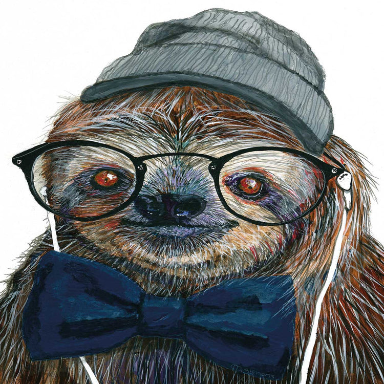 Hipster Sloth
