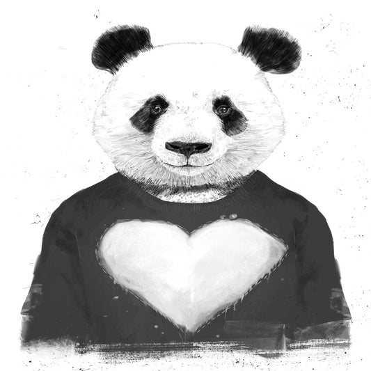 Lovely Panda Canvas Print