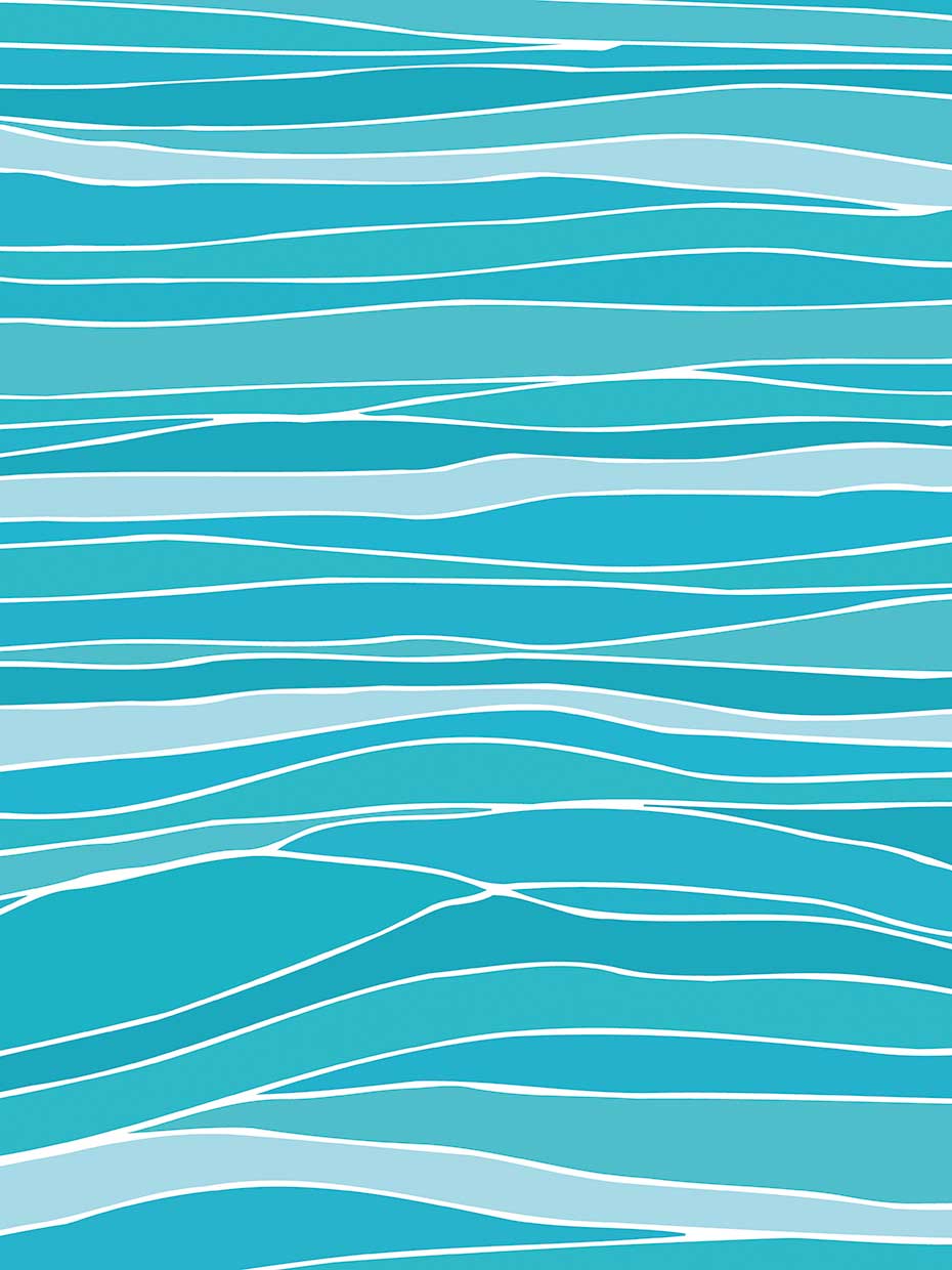 Blue Ocean Waves