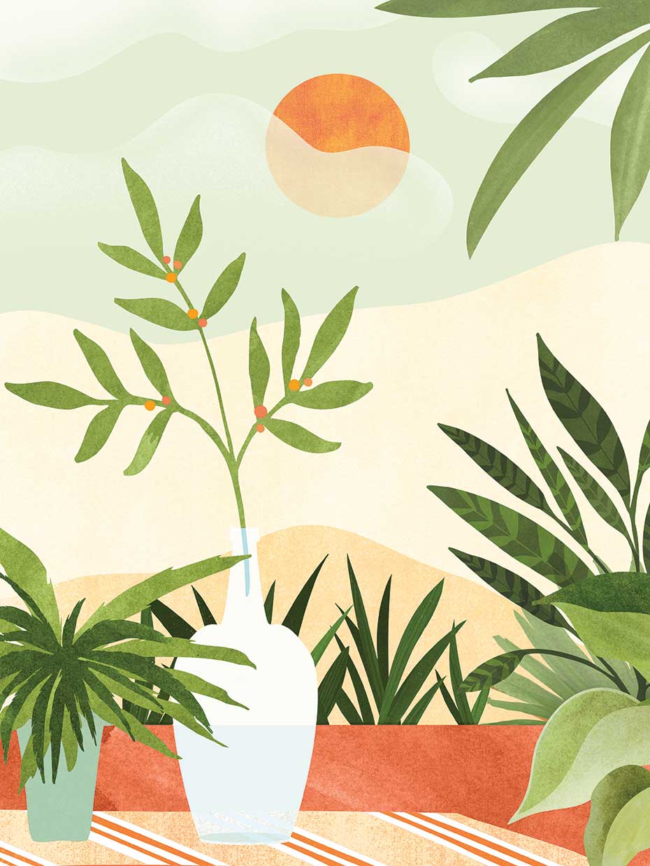 Bohemian Terrance Sunset