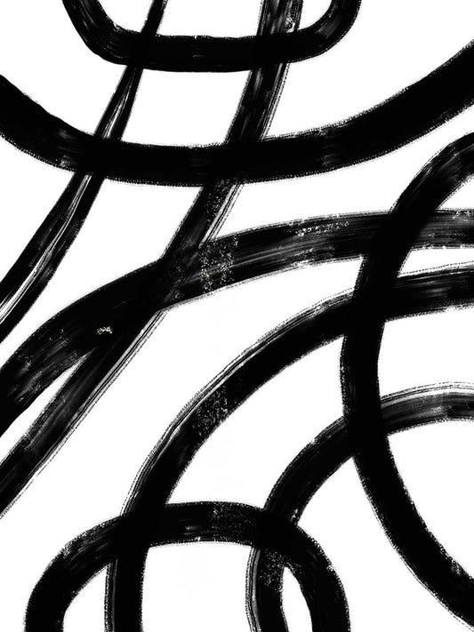 Abstract Lines 2 White Background