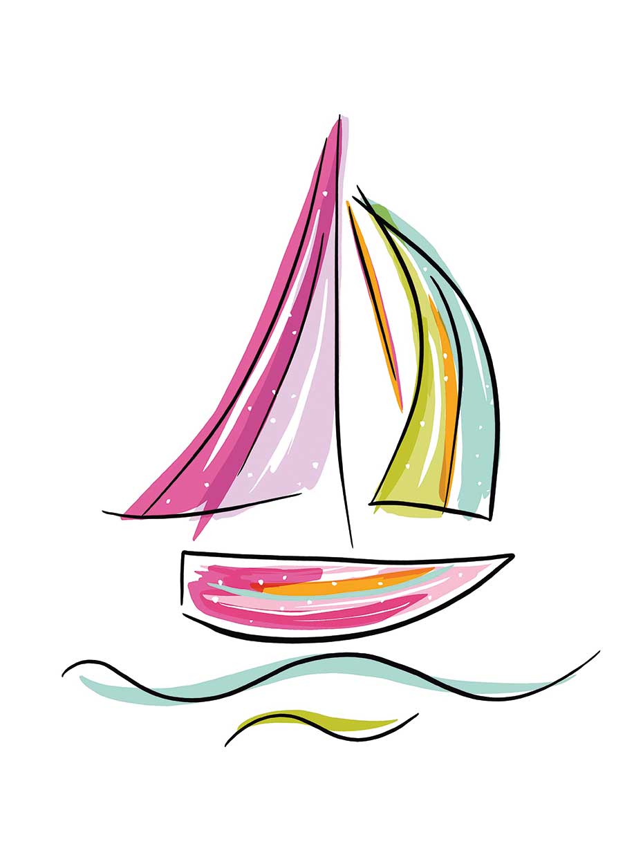 Beacg Sailboat