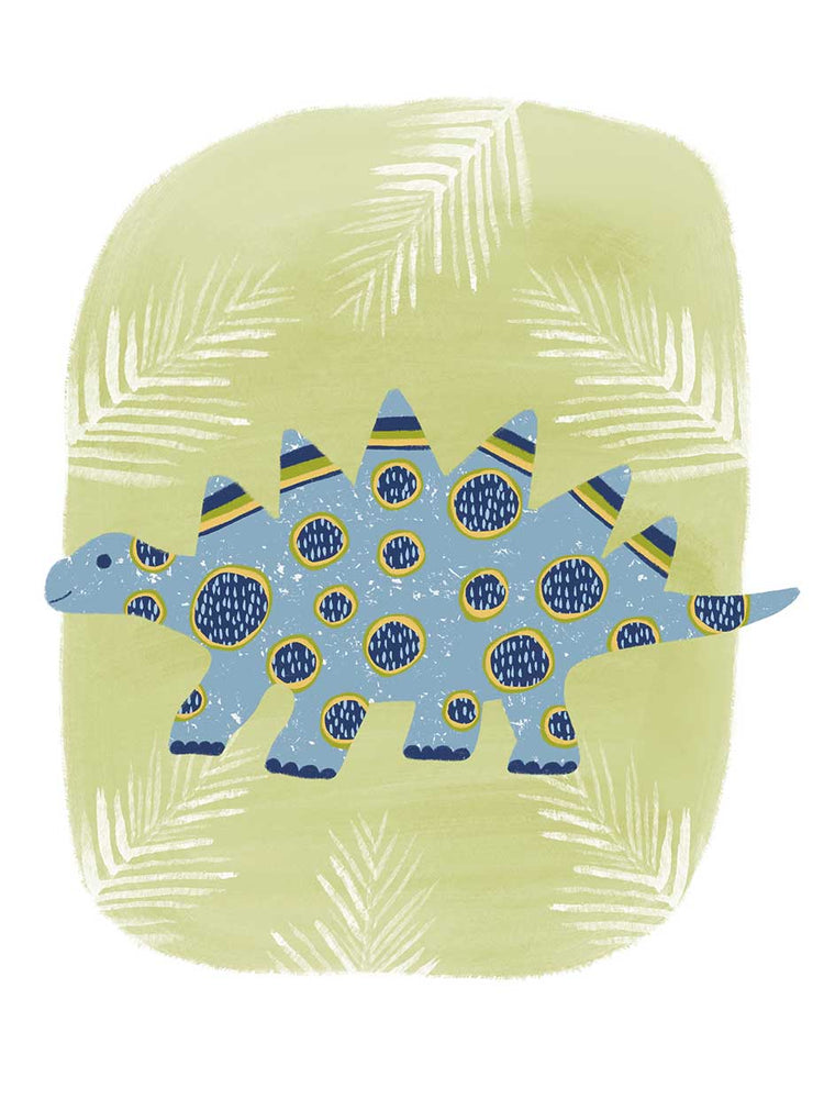 Azul dinosaurio Lienzo