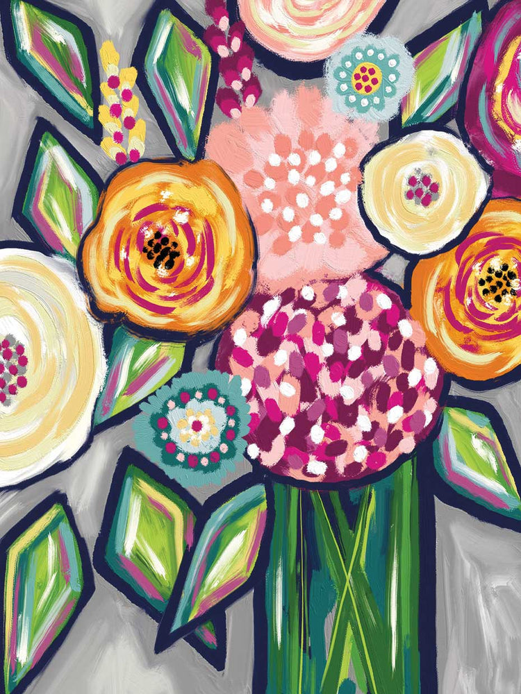 Resumen floral Lienzo