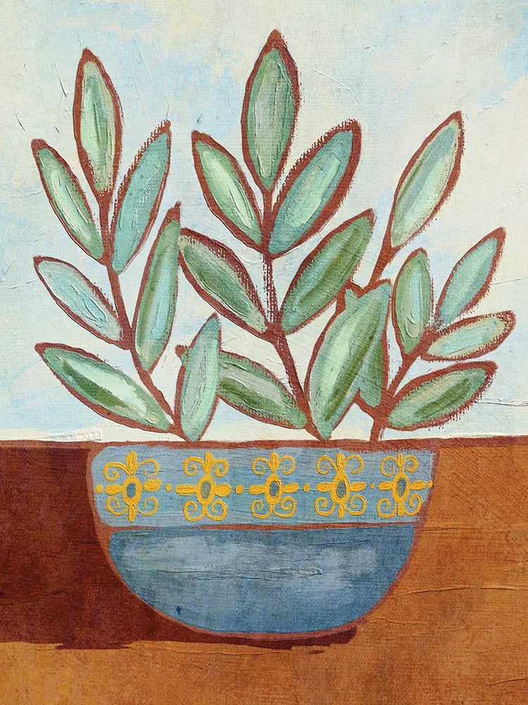 Óxido floral Lienzo