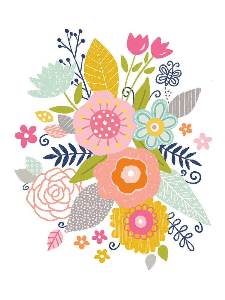 Flores Lienzo