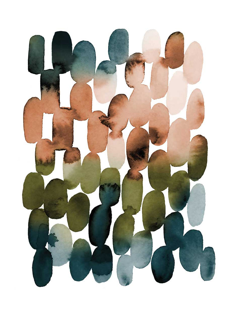 Watercolor Earthy Strokes