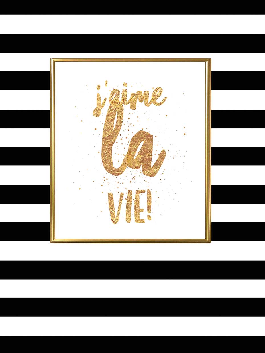 Glam Quotes I Love Life