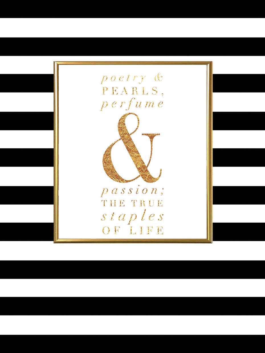 Glam Quotes Poetry & Pearls
