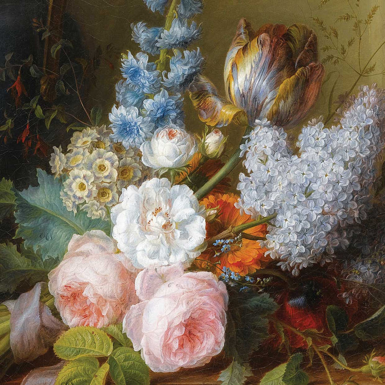 Lienzo Bouquet de Fleurs New Take van Spaendonck 40x40